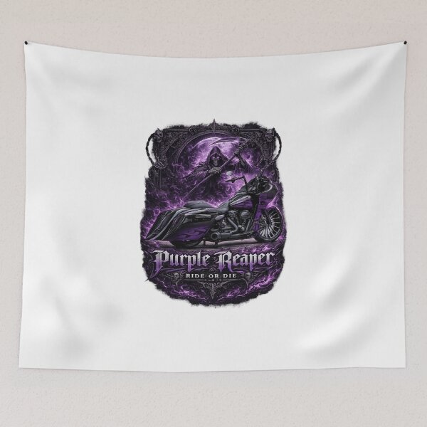 Item preview, Purple Reaper Motorcycle Emblem designed and sold by TorqueTheoryLab.