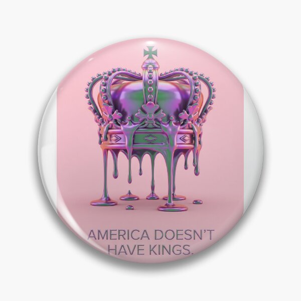Item preview, America Doesn’t Have Kings - 3D Iridescent Melting Crown designed and sold by DzBlackRose.