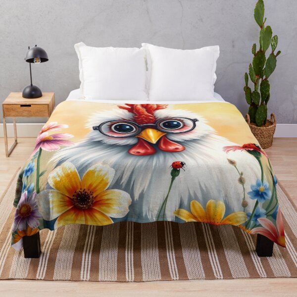 Item preview, The Wise Hen: Summer Garden Bloom designed and sold by Serene Strokes Art.