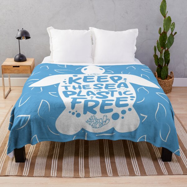 Item preview, Keep the sea plastic-free designed and sold by Wolagno.