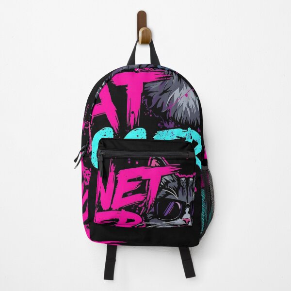 Item preview, Planet Lover Cat Cool Sunglasses Neon Street Style Cat Graphic T-Shirt designed and sold by MEAW MEAW RISKY CAT.
