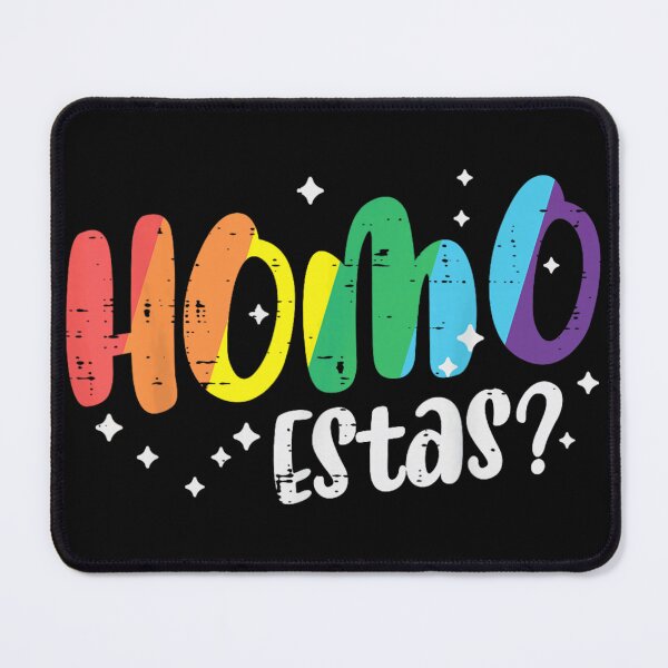 Item preview, Homo Estas Colorful Rainbow Typography LGBTQ Pride Positive Quote Art Design designed and sold by YubitaLeLe.