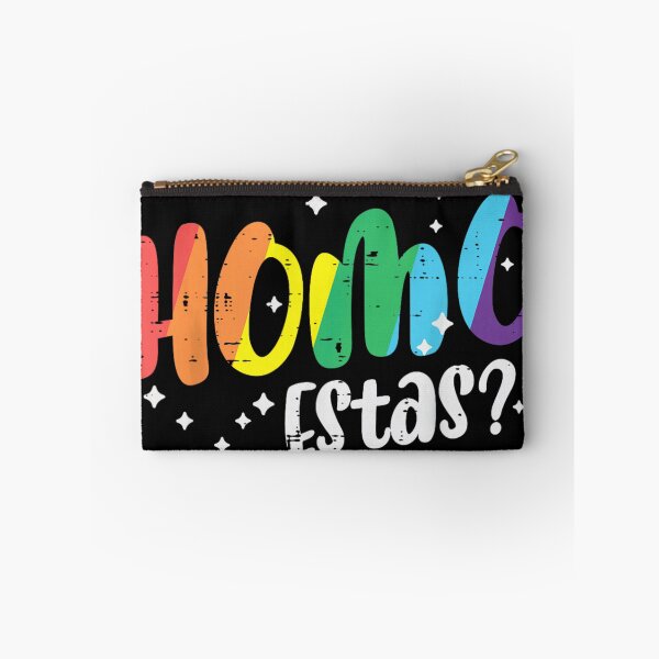 Item preview, Homo Estas Colorful Rainbow Typography LGBTQ Pride Positive Quote Art Design designed and sold by YubitaLeLe.
