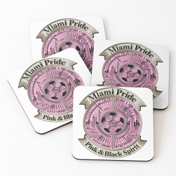 Item preview, Miami Squad Pride T-Shirt, Pink & Black Spirit Mug, Soccer Glory City Pride Gift designed and sold by YMLux.