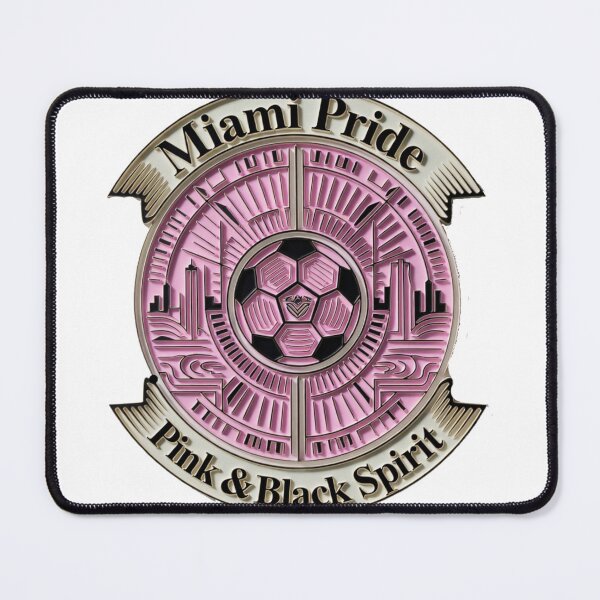 Item preview, Miami Squad Pride T-Shirt, Pink & Black Spirit Mug, Soccer Glory City Pride Gift designed and sold by YMLux.