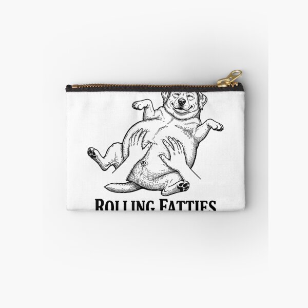 Item preview, Rolling Fatties Funny Dog Belly Rub Sketch Vintage Pet Lover Illustration designed and sold by YubitaLeLe.