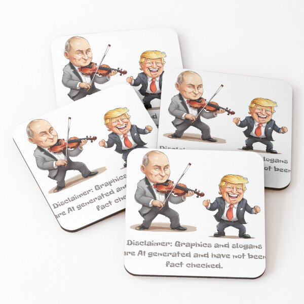 Item preview, Leaders’ Jig & Fiddle AI Satire designed and sold by Steven Heath.