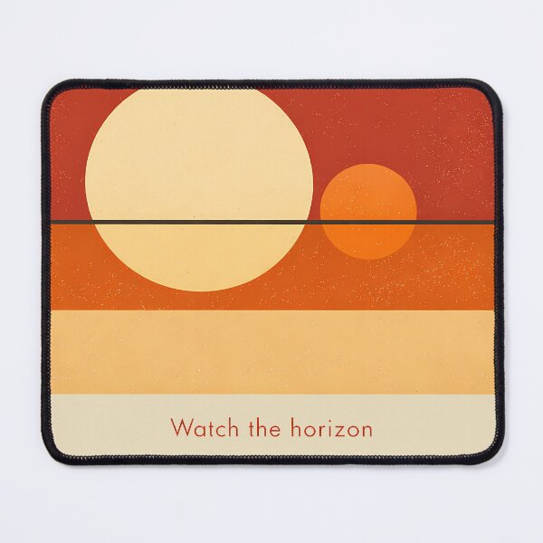 Item preview, Minimalist Twin Sun Desert Horizon Geometric Art designed and sold by agearb.