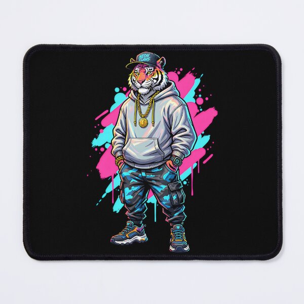 Item preview, Neon Tiger Street Party – Urban Festival Energy 3 designed and sold by RH Design Lab.