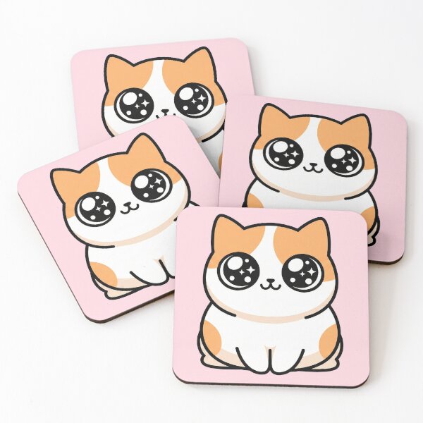 Item preview, Ultra Cute Pleading Cat With Big Eyes - Kawaii Kitty Icon designed and sold by Inna Myrien.