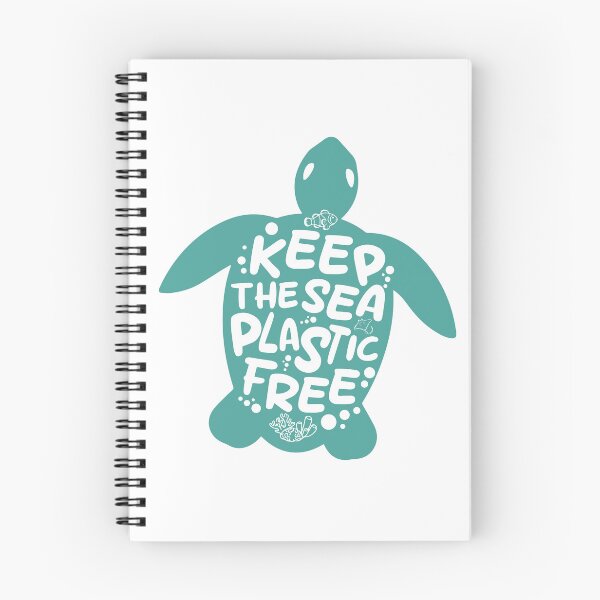 Item preview, Keep the sea plastic-free - turtle designed and sold by Wolagno.