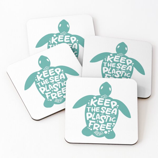 Item preview, Keep the sea plastic-free - turtle designed and sold by Wolagno.