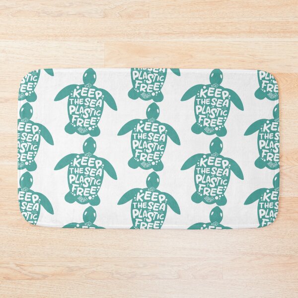 Item preview, Keep the sea plastic-free - turtle designed and sold by Wolagno.