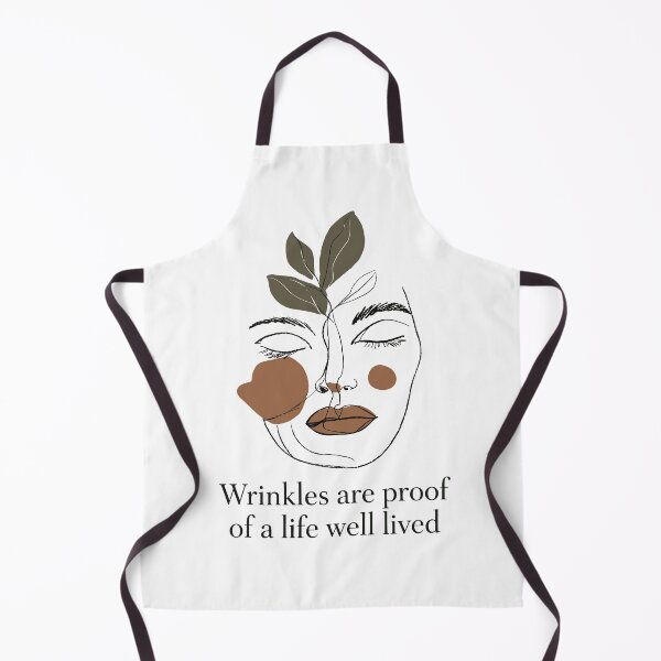 Item preview, Wrinkles Are Proof of a Life Well Lived – Aging Gracefully Quote designed and sold by AmoebaPress.