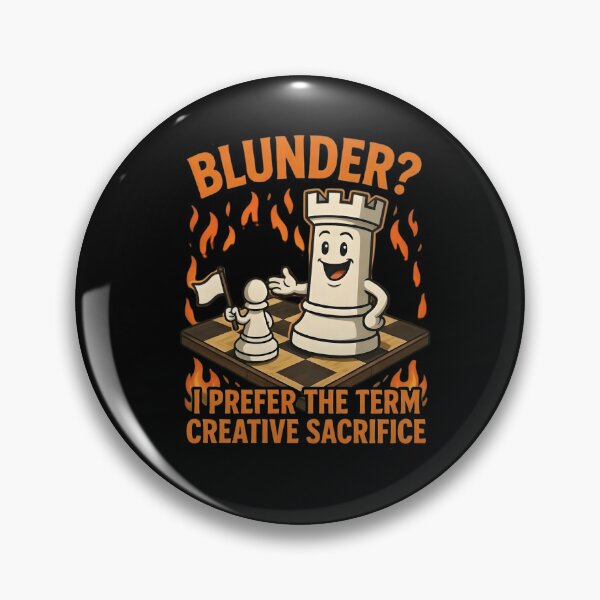 Item preview, Blunder? I Prefer Creative Sacrifice Chess designed and sold by TshirtsOnline-.