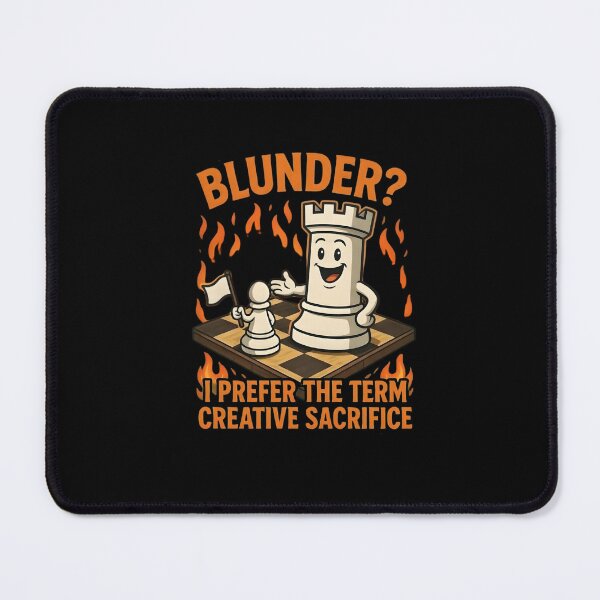 Item preview, Blunder? I Prefer Creative Sacrifice Chess designed and sold by TshirtsOnline-.