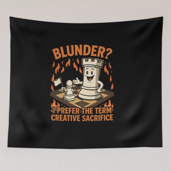 Item preview, Blunder? I Prefer Creative Sacrifice Chess designed and sold by TshirtsOnline-.