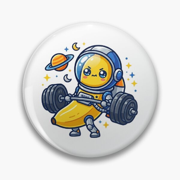 Item preview, Banana Astronaut Gym - Space Beast Mode designed and sold by Figuverse.