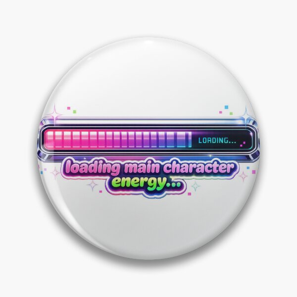 Item preview, Loading Main Character Energy Neon Loading Bar Y2K  designed and sold by jgvisualarts.