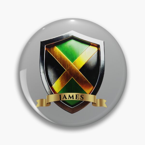 Item preview, James Jamaica Heraldic Name Shield designed and sold by Highlandkings.