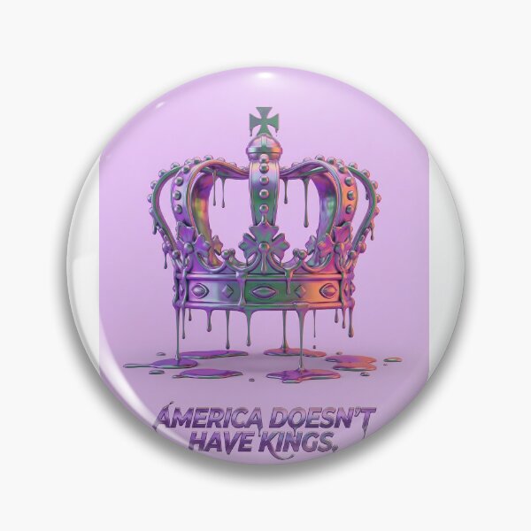 Item preview, America Doesn't Have Kings - Iridescent Melting Type Edition designed and sold by DzBlackRose.