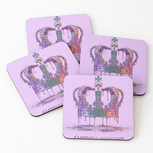 Item preview, America Doesn't Have Kings - Iridescent Melting Type Edition designed and sold by DzBlackRose.