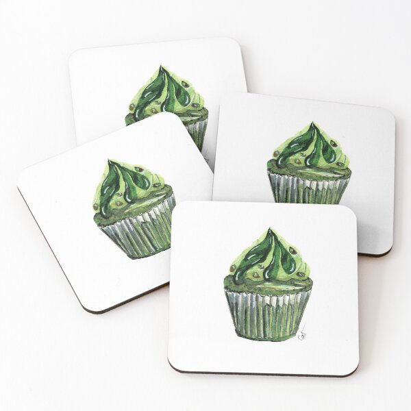 Item preview, Pistachio cupcake designed and sold by CatandColours.
