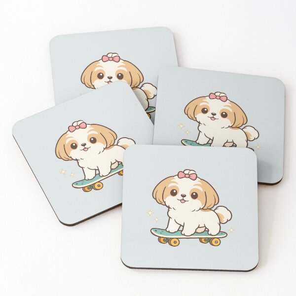 Item preview, Skateboarding Shih Tzu  designed and sold by SparkleU.