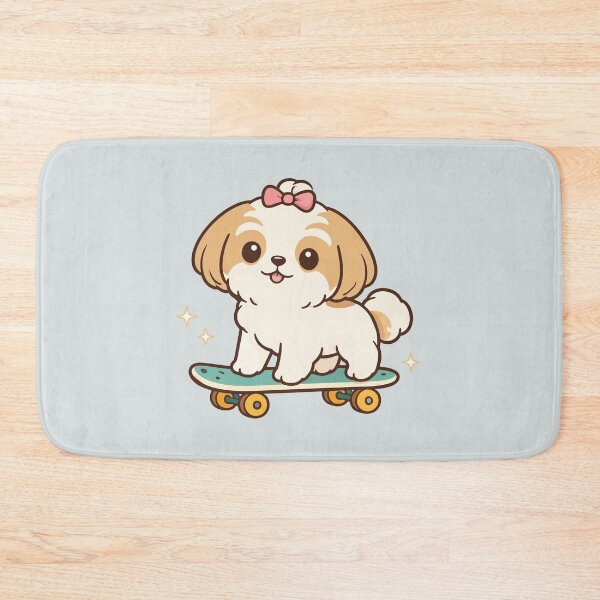 Item preview, Skateboarding Shih Tzu  designed and sold by SparkleU.