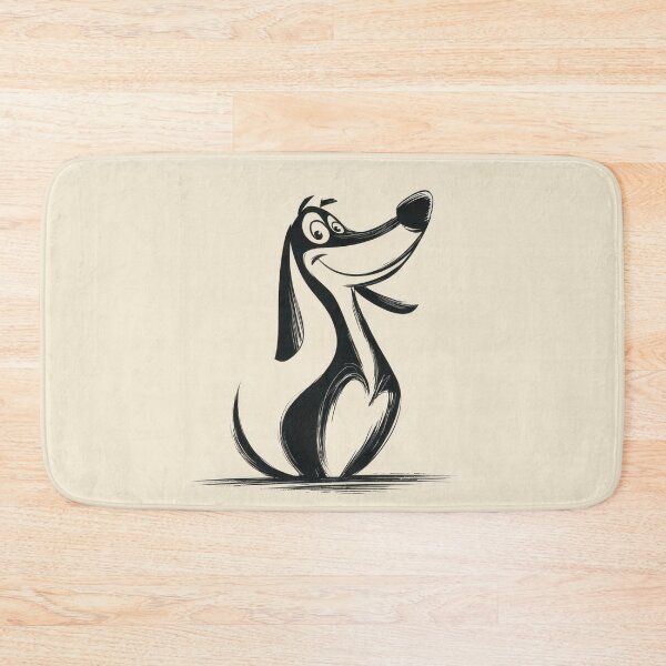 Item preview, Happy dog character sits and smiles designed and sold by anytka.