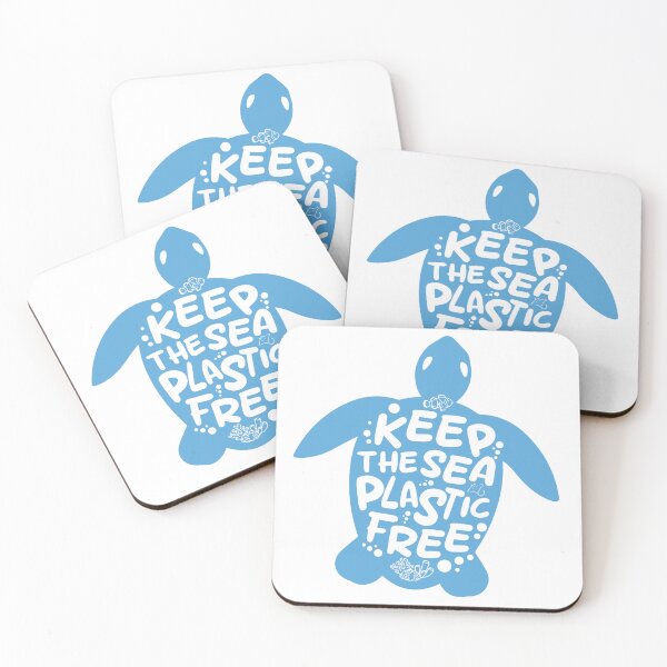 Item preview, Keep the sea plastic-free - turtle designed and sold by Wolagno.