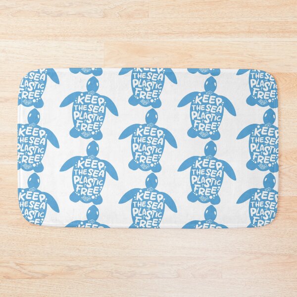 Item preview, Keep the sea plastic-free - turtle designed and sold by Wolagno.