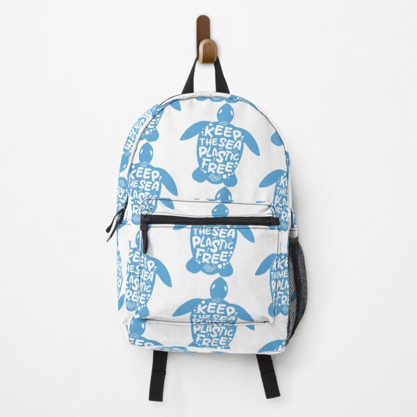 Item preview, Keep the sea plastic-free - turtle designed and sold by Wolagno.