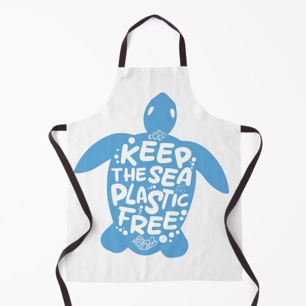 Item preview, Keep the sea plastic-free - turtle designed and sold by Wolagno.