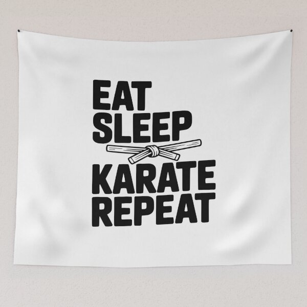 Item preview, Eat Sleep Karate Repeat designed and sold by Frank Ring.
