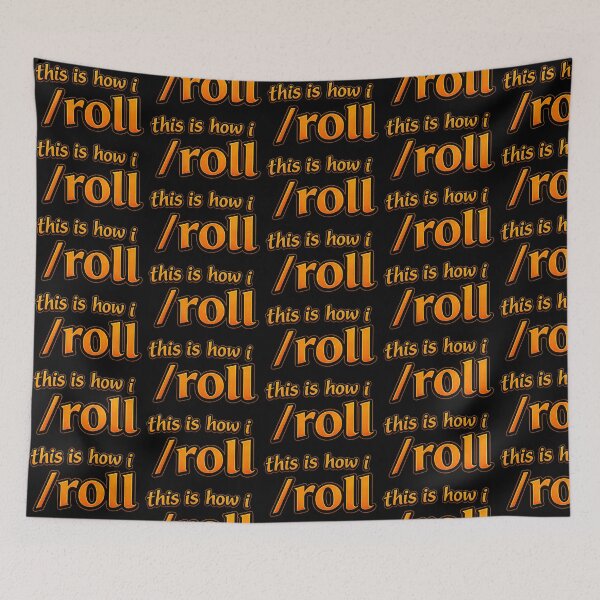 Item preview, This Is How I Roll Bold Typography Funny Statement Design designed and sold by TeeTimeTreasure.