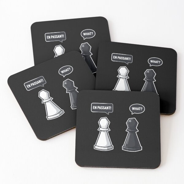 Item preview, En Passant Chess Meme - What? Funny Pawn designed and sold by TshirtsOnline-.