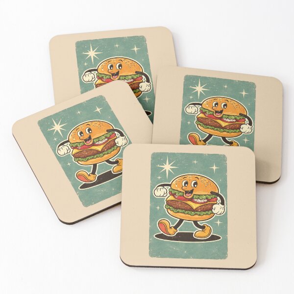Item preview, Retro Burger Delight – Vintage Hamburger Aesthetic Design designed and sold by MerlinWear.