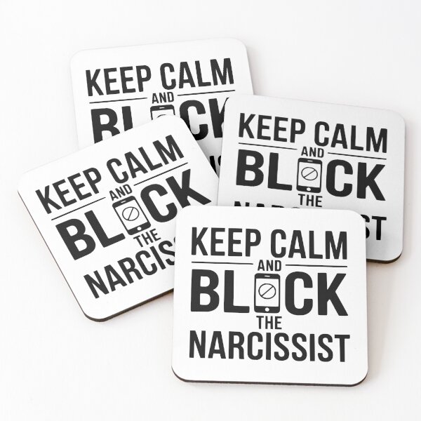 Item preview, Keep Calm and Block The Narcissist designed and sold by Frank Ring.