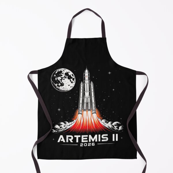 Item preview, Artemis II 2026 NASA Moon Mission Space Rocket Launch Astronomy Art designed and sold by WilliaMaler.