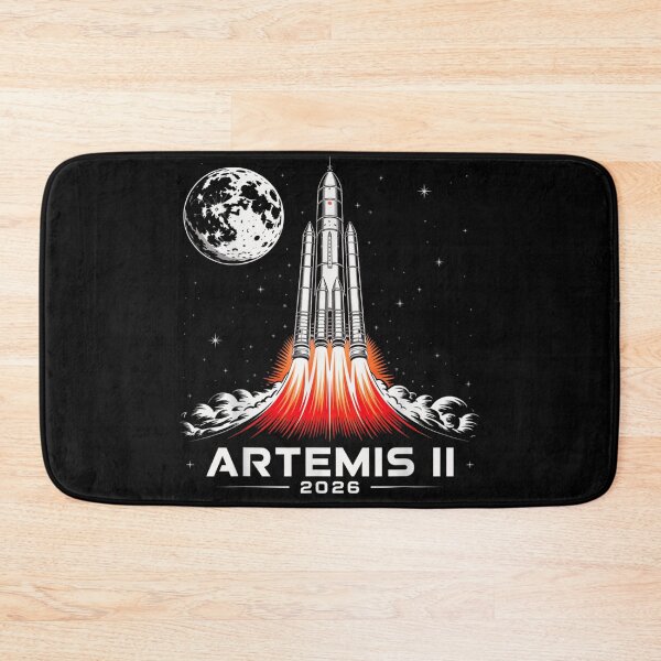 Item preview, Artemis II 2026 NASA Moon Mission Space Rocket Launch Astronomy Art designed and sold by WilliaMaler.