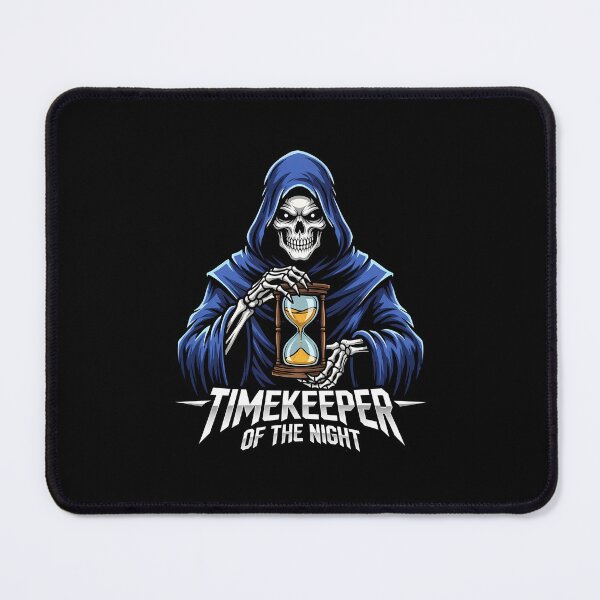 Item preview, Timekeeper of the Night – Grim Reaper Hourglass Dark Gothic Design designed and sold by DesignDoodleArt.