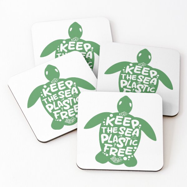 Item preview, Keep the sea plastic-free - turtle designed and sold by Wolagno.