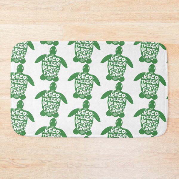 Item preview, Keep the sea plastic-free - turtle designed and sold by Wolagno.