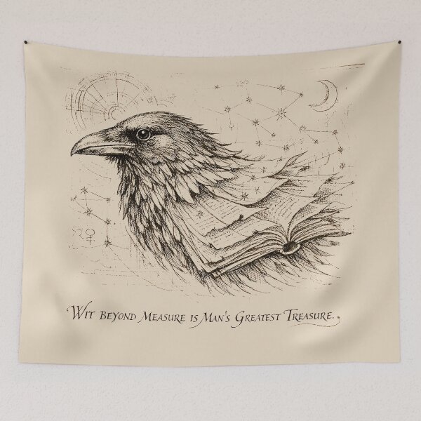 Item preview, Renaissance Raven Intellectual Wit Art Shirt designed and sold by agearb.