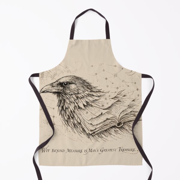 Aperçu de l'œuvre T-shirt artistique Renaissance Raven Intellectual Wit Art créée et vendue par agearb.