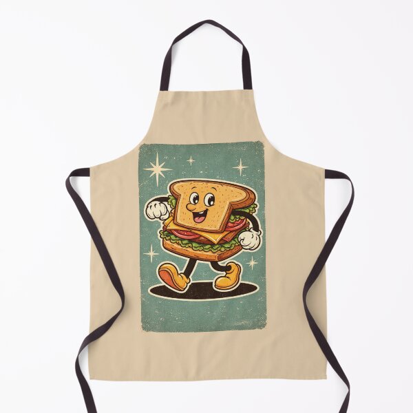 Item preview, Retro Sandwich Style – Vintage Snack Aesthetic Design designed and sold by MerlinWear.