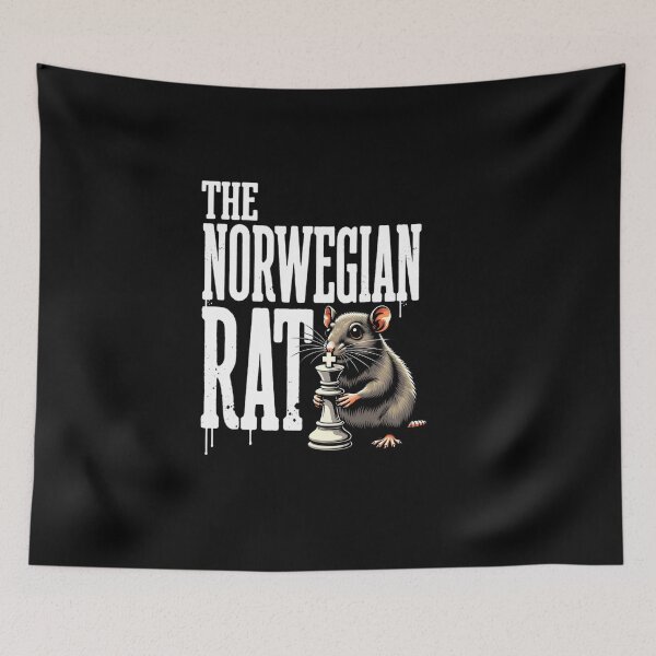 Item preview, The Norwegian Rat Chess Master designed and sold by TshirtsOnline-.