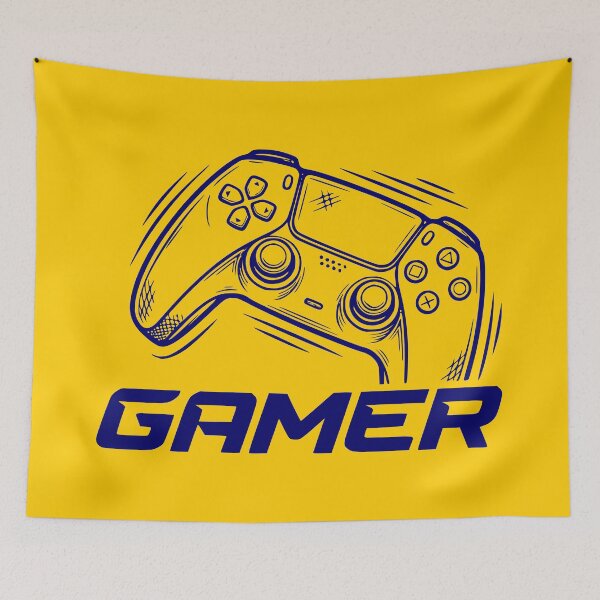 Item preview, GAMER - #FFCC00 designed and sold by Marlon Oseguera.