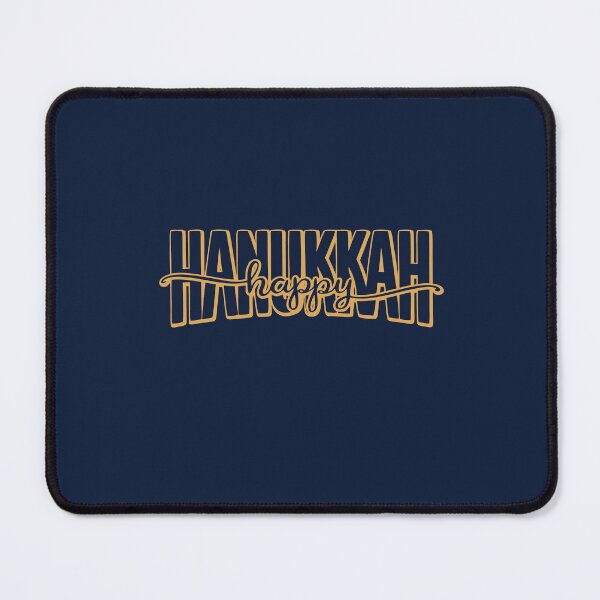 Item preview, Happy Hanukkah Script Typography designed and sold by Thank-HaShem.
